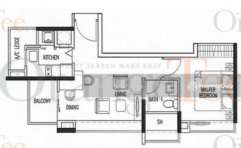 1Bed-517 sqft