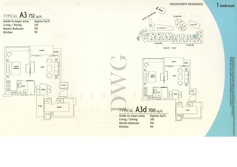 Visioncrest, 39 Oxley Rise, 1 Bedroom, 733 sqft, Apartment For Rent, by Elson Tan, 20217895 - PropertyGuru.com.sg