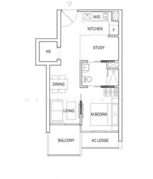 Robinson Suites, 50 Robinson Road, 1 Bedroom, 506 sqft, Condominium For Rent, by Maggie Choo, 20220828 - 1Bed-506 sqft - PropertyGuru.com.sg