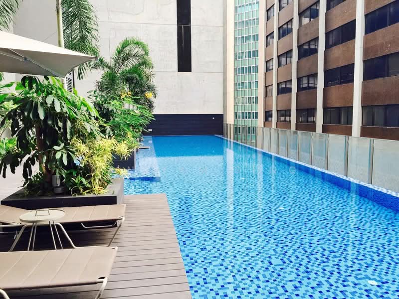 Robinson Suites, 50 Robinson Road, 2 Bedrooms, 603 sqft, Condominium For Rent, by Yam Seng Tan, 20235825 - Lap Pool - PropertyGuru.com.sg