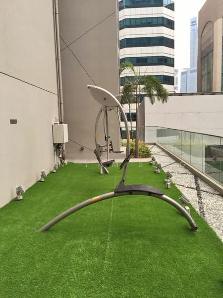 Robinson Suites, 50 Robinson Road, 2 Bedrooms, 603 sqft, Condominium For Rent, by Yam Seng Tan, 20235825 - Outdoor Gym - PropertyGuru.com.sg