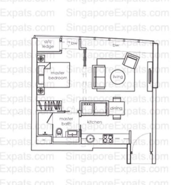 One Shenton, 1 Shenton Way, Boat Quay / Raffles Place / Marina, 1 Bedroom, 538 sqft, Apartment For Rent, by Betty Chandra, 20240028 - 1Beds-538sqft - PropertyGuru.com.sg