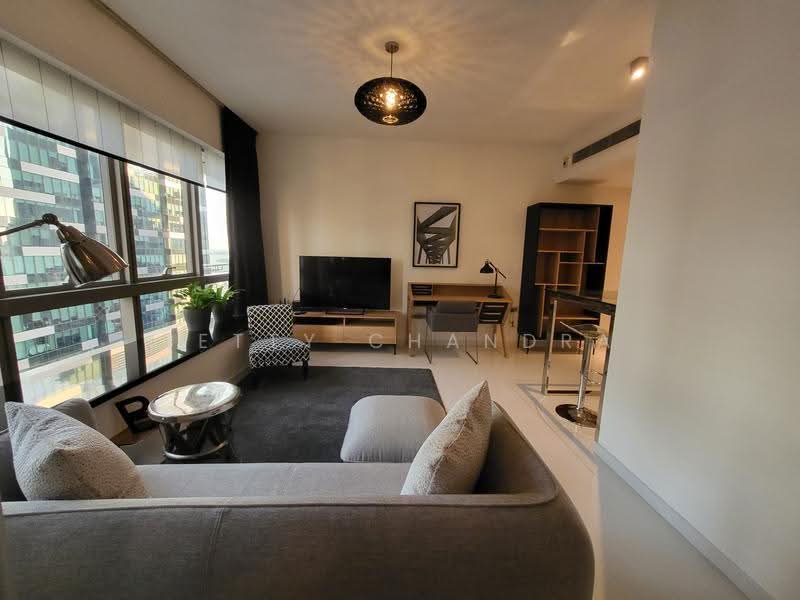 One Shenton, 1 Shenton Way, Boat Quay / Raffles Place / Marina, 1 Bedroom, 538 sqft, Apartment For Rent, by Betty Chandra, 20240028 - Living Room - PropertyGuru.com.sg