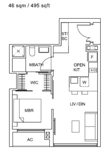 Sky Vue, Bishan Street 14, 1 Bedroom, 495 sqft, Condominium For Rent, by Sharon Tay, 20247106 - PropertyGuru.com.sg