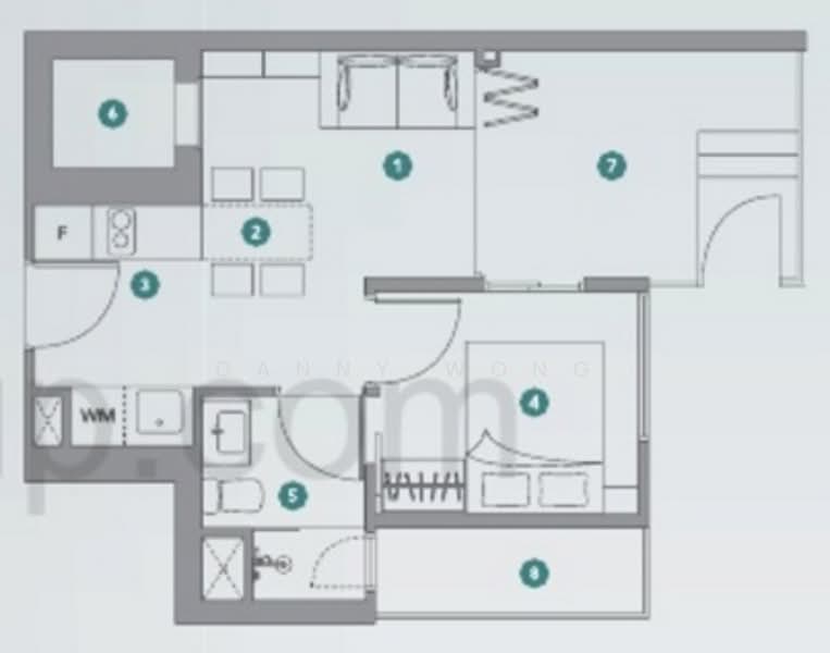 Okio, 262 BALESTIER ROAD, 1 Bedroom, 462 sqft, Condominium For Rent, by Danny Wong, 20273557 - 1Bed-462 sqft - PropertyGuru.com.sg