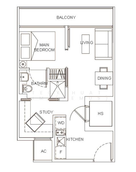1Bed-441 sqft