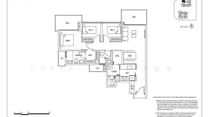 Sky Vue, Bishan Street 14, Ang Mo Kio / Bishan / Thomson, 3 Bedrooms, 1,140 sqft, Condominium For Rent, by Cheryl Tang 邓慧中, 20302047 - PropertyGuru.com.sg