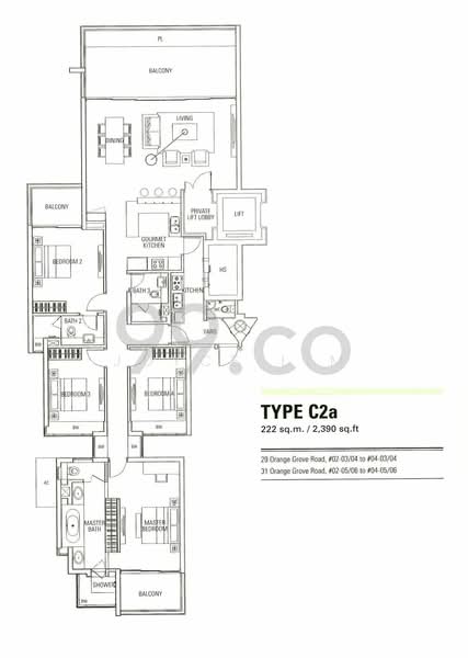 Orange Grove Residences, 31 Orange Grove Road, 4 Bedrooms, 2,389 sqft, Condominium For Rent, by Joyce Lim, 20316308 - PropertyGuru.com.sg