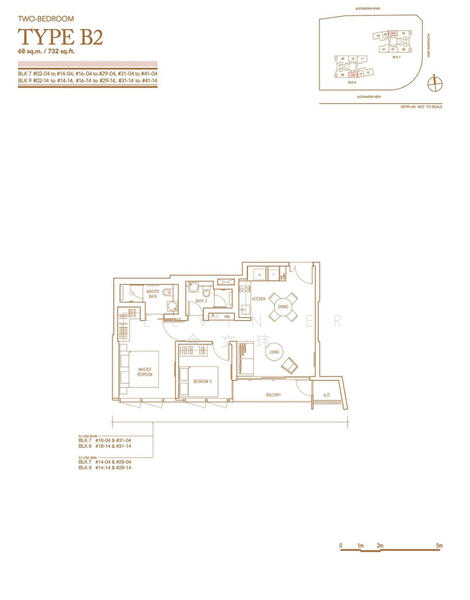 Echelon, 9 Alexandra View, 2 Bedrooms, 731 sqft, Condominium For Rent, by Er Wei, 20316860 - PropertyGuru.com.sg