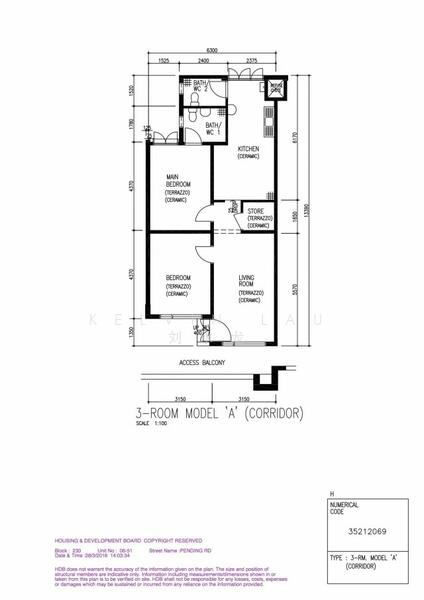 3Beds-1,174sqft