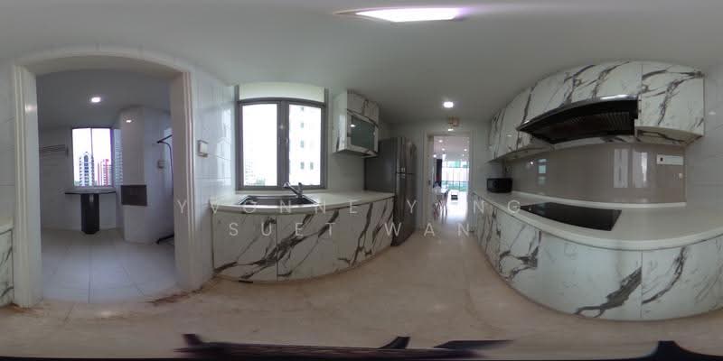 Gallery Fifteen, 31 Jalan Dusun, Balestier / Toa Payoh, 3 Bedrooms, 1,465 sqft, Apartment For Rent, by Yvonne Yang Suet Wan, 20322514 - Kitchen wit attached Yard Area - PropertyGuru.com.sg