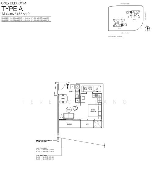 1Bed-452 sqft
