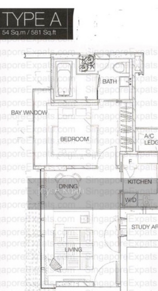 Pinnacle 16, 16 Shan Road, 1 Bedroom, 581 sqft, Condominium For Rent, by Joyce Kuah, 20349484 - PropertyGuru.com.sg