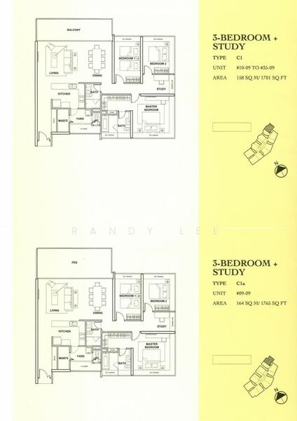 3Beds-1,701sqft