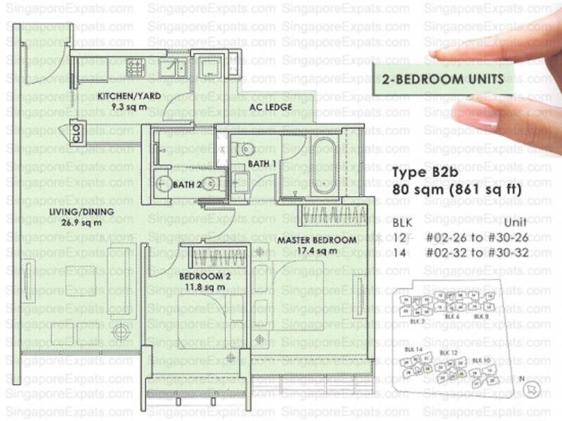 2Beds-840sqft
