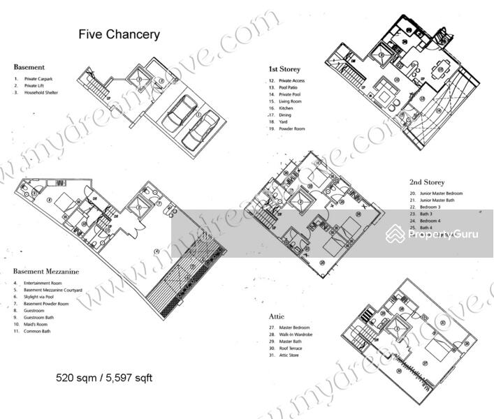 5Bed-5,600 sqft