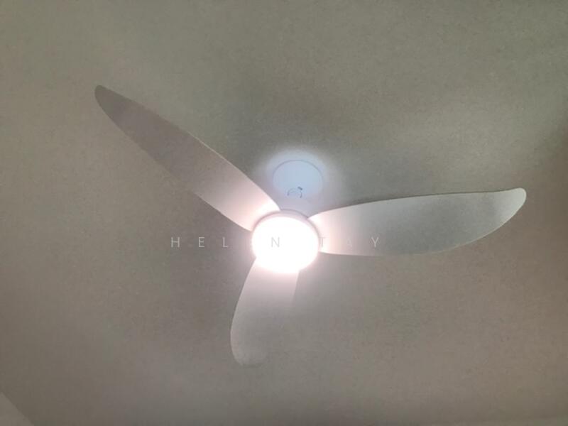 Fan in the bedroom