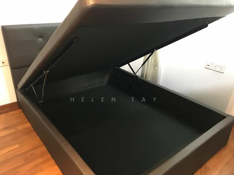 Queen Sized bed with storage