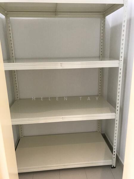 Rack in bomb shelter