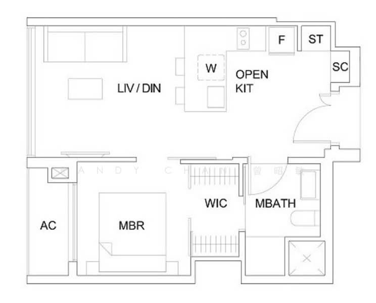 Sky Vue, 1 Bishan Street 15, 1 Bedroom, 484 sqft, Condominium For Rent, by Randy Chan 曾昭敏, 20402972 - PropertyGuru.com.sg