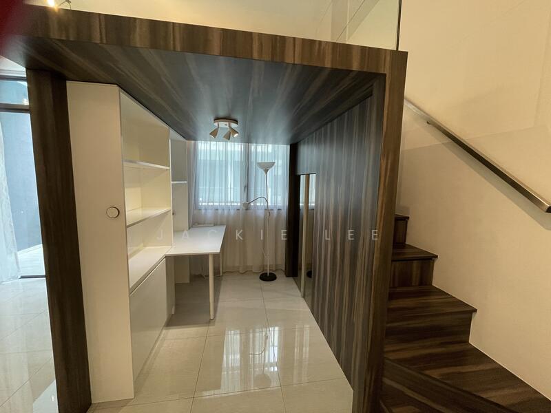 Study desk, book shelf and wardrobe