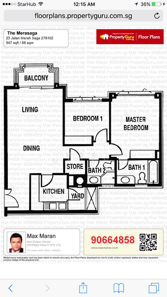 The Merasaga, 23 Jalan Merah Saga, 2 Bedrooms, 947 sqft, Condominium For Rent, by Max Maran, 20436298 - 2Beds-947sqft - PropertyGuru.com.sg