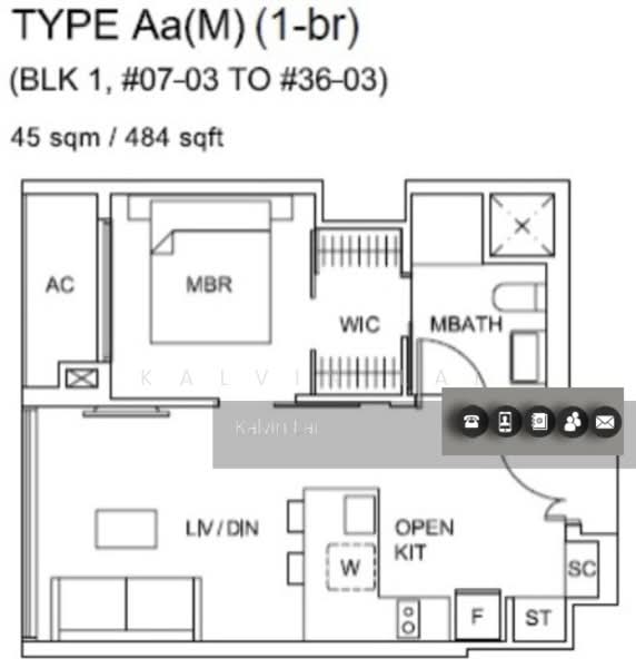 Sky Vue, 1 Bishan Street 15, 1 Bedroom, 495 sqft, Condominium For Rent, by Kalvin Lai, 20437896 - 1Beds-484sqft - PropertyGuru.com.sg