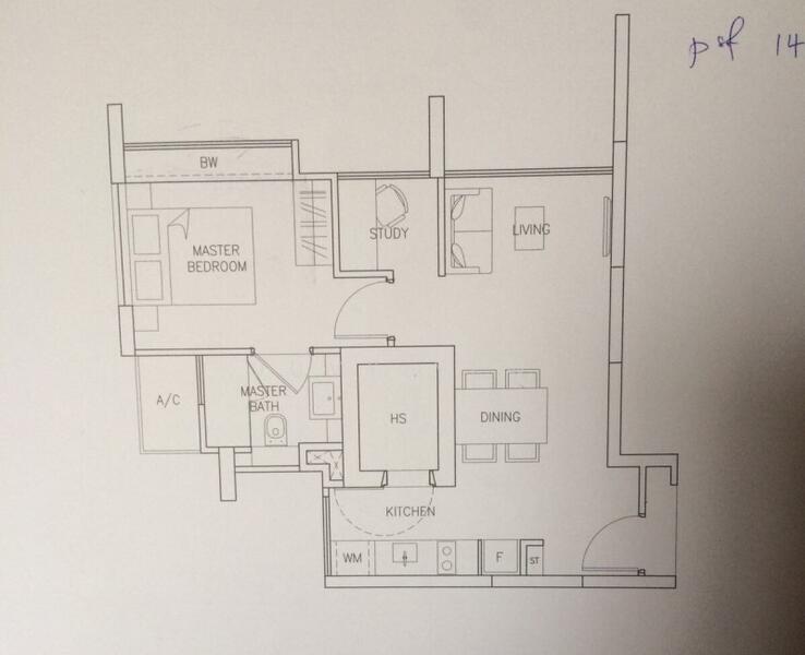 1Bed-517 sqft
