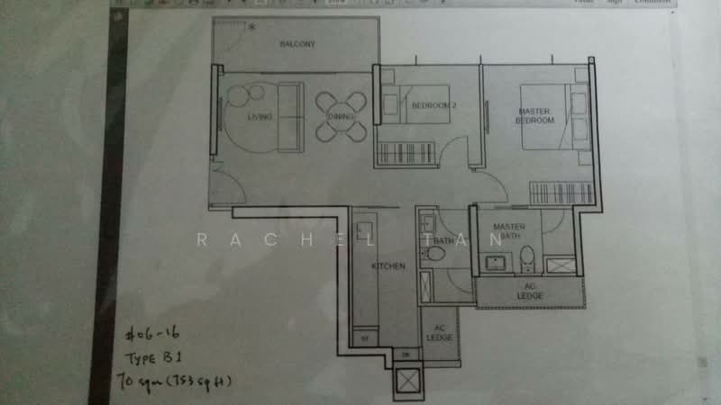 2Bed-753 sqft