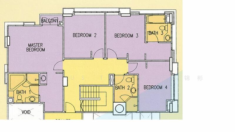 Upper floor layout