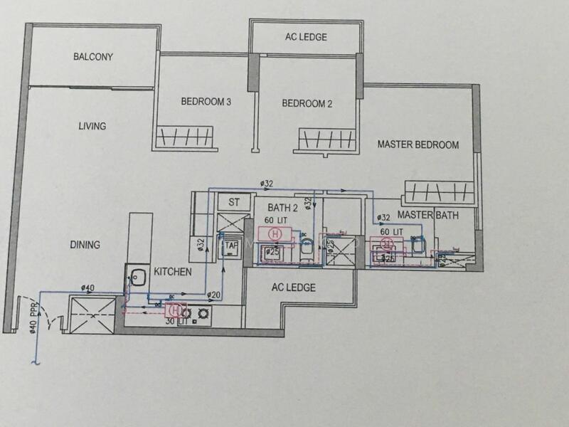3Bed-947 sqft
