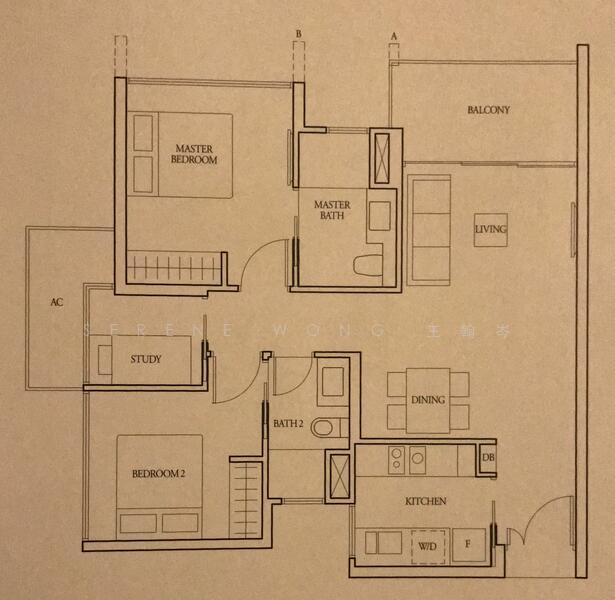 2Beds-829sqft