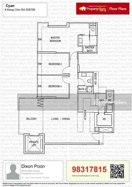 3Bed-1,464 sqft