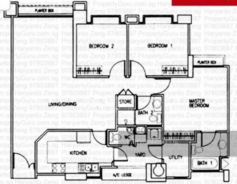 The Gardens at Bishan, 3 Sin Min Walk, Ang Mo Kio / Bishan / Thomson, 3 Bedrooms, 1,206 sqft, Condominium For Rent, by Anthea Yeo 杨丽娇, 20502730 - PropertyGuru.com.sg