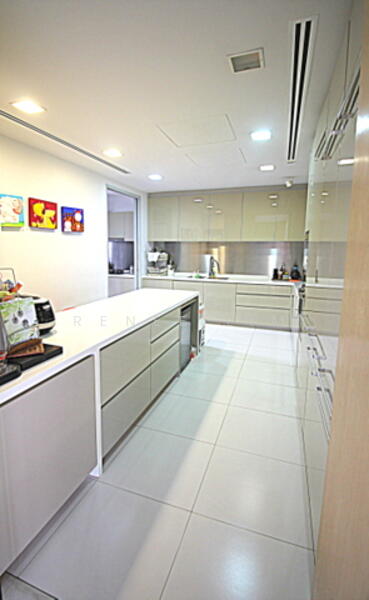 Kitchen with Glass Door