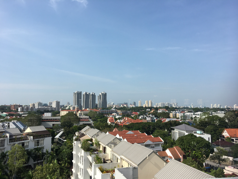 View from the unit balcony on the top