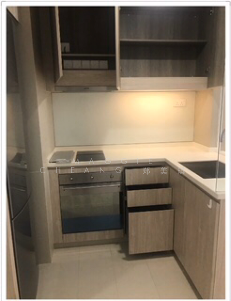 kitchen with built in oven 