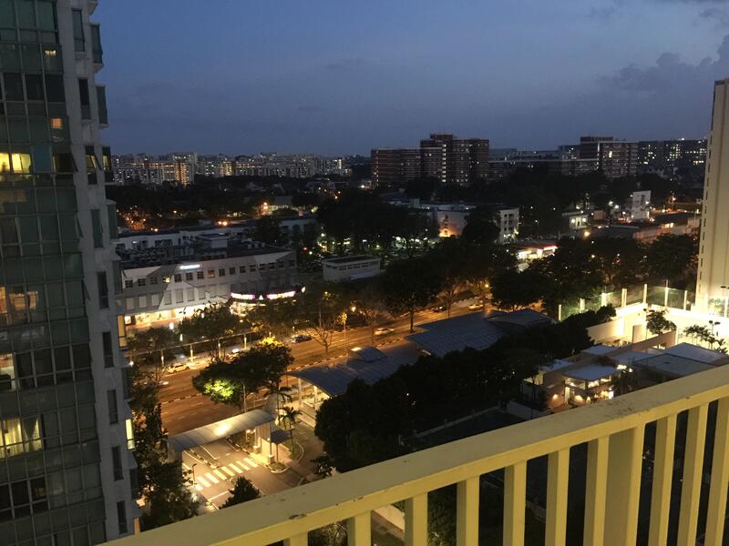 View from the balcony