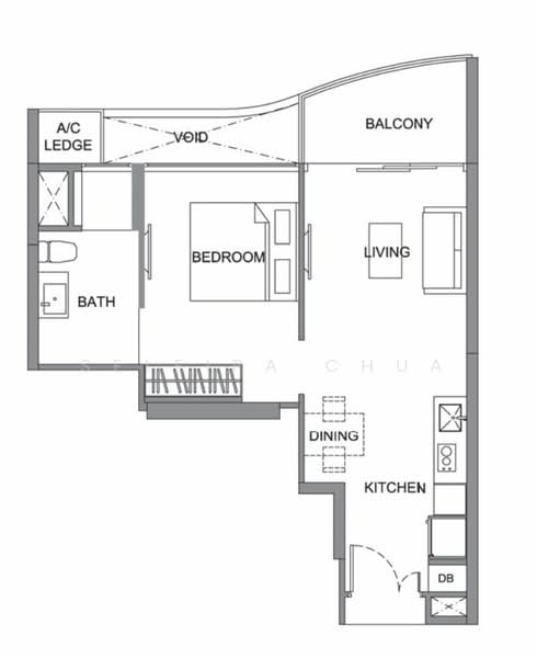 Kingsford Hillview Peak, 105 Hillview Rise, 1 Bedroom, 549 sqft, Condominium For Rent, by Seleira Chua, 20570524 - PropertyGuru.com.sg