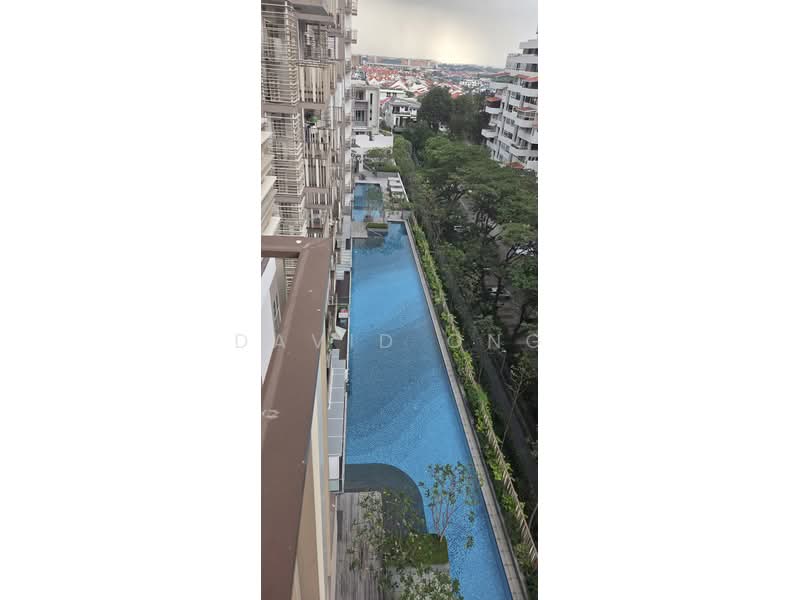eCO, 213 Bedok South Avenue 3, 1 Bedroom, 581 sqft, Condominium For Rent, by David Ong, 20580862 - View from Balcony & Bedroom - PropertyGuru.com.sg