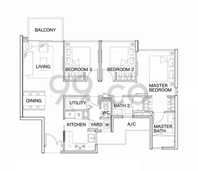 Clementi Park, 125 Sunset Way, Room Rental, 200 sqft, Condominium For Rent, by Anthony Lee, 20584501 - PropertyGuru.com.sg