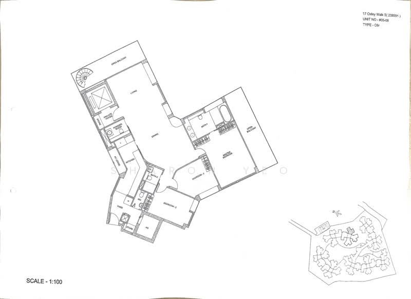 Belle Vue Residences, 15 Oxley Walk, 3 Bedrooms, 3,660 sqft, Condominium For Rent, by Sharon Yeo, 20600531 - PropertyGuru.com.sg