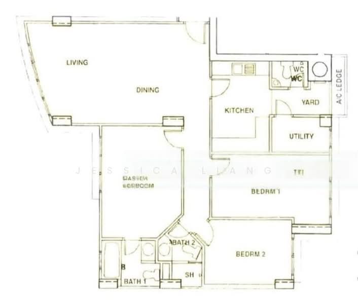 Sam Kiang Mansions, 23 Saint Thomas Walk, 3 Bedrooms, 1,100 sqft, Apartment For Rent, by Jessica Liang, 20628827 - PropertyGuru.com.sg