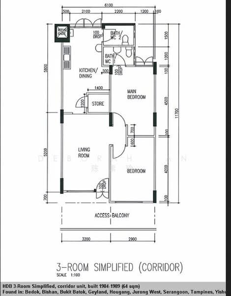210 Serangoon Central, 210 Serangoon Central, 1 Bedroom, 200 sqft, HDB Flat For Rent, by Deborah Tan 陈素玲, 20629835 - PropertyGuru.com.sg