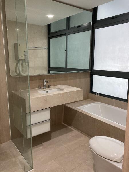 long bath and separate shower