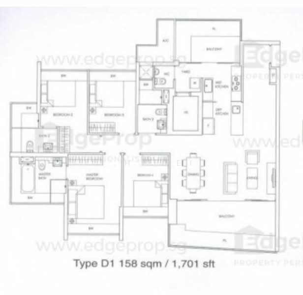 Trevista, 25 Lorong 3 Toa Payoh, 4 Bedrooms, 1,733 sqft, Condominium For Rent, by T.H. Oei, 20637769 - PropertyGuru.com.sg