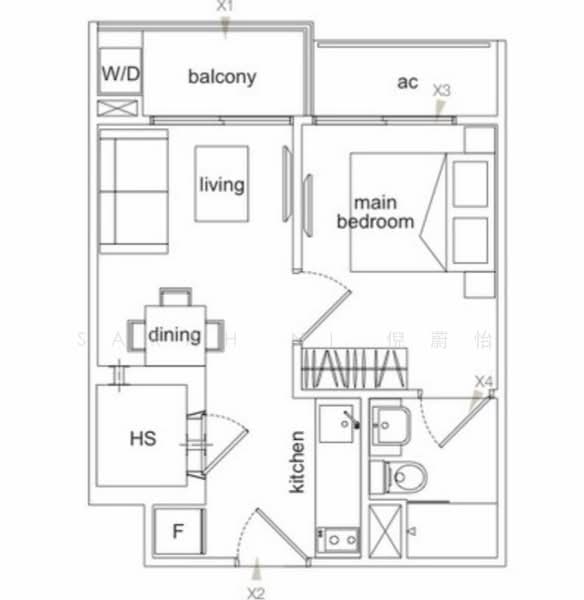 Sims Edge, 1 Geylang East Avenue 2, 1 Bedroom, 409 sqft, Condominium For Rent, by Sarah Ni, 20639617 - PropertyGuru.com.sg