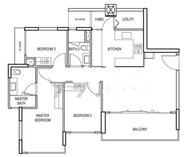 eCO, 269 Bedok South Avenue 3, Bedok / Upper East Coast, 3 Bedrooms, 1,076 sqft, Condominium For Rent, by Damon Giam, 20643735 - PropertyGuru.com.sg