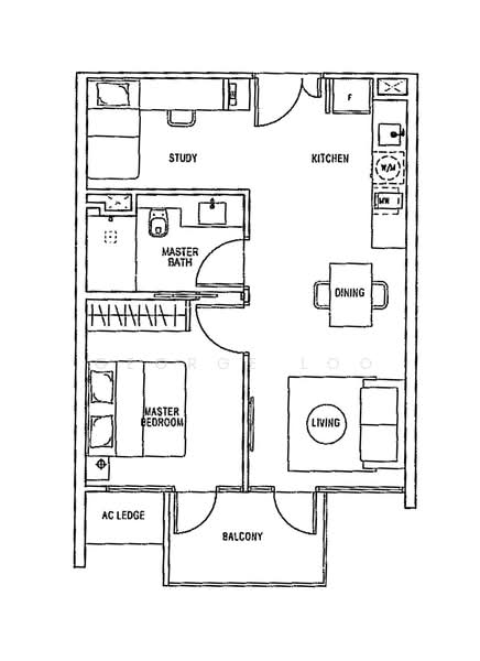 Pollen & Bleu, 15 Farrer Drive, 1 Bedroom, 603 sqft, Condominium For Rent, by George Loo, 20653411 - PropertyGuru.com.sg