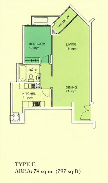 Valley Park, 483 River Valley Road, 1 Bedroom, 797 sqft, Condominium For Rent, by Eugene Tan, 20685894 - PropertyGuru.com.sg